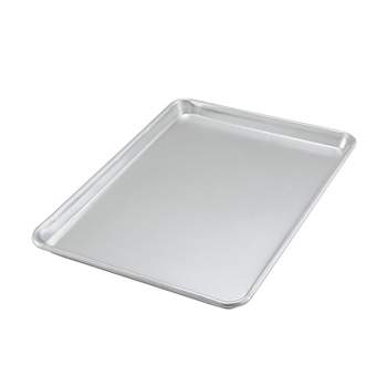 Winco Sheet Pan, Closed Bead, Aluminum, 13" x 18" (Half Size) - Silver