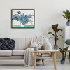 Stupell Industries Expressionist Iris Vase Floating Frame Canvas Art - 3 of 4