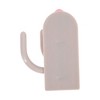 Unique Bargains Utility 3-Hook Adhesive Flower Light Pink 5 Pcs - 4 of 4
