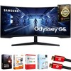 Samsung 34" Odyssey G55T WQHD 165Hz Curved Gaming Monitor + 26 Months Protection Bundle - 2 of 4