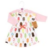 Touched by Nature Baby and Toddler Girl Organic Cotton Dress and Cardigan, Popsicle - image 2 of 4