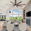 Siljoy 84-Inch Ceiling Fan: Integrated LED Light, Dual Color Blades, Remote & APP Control – All-in-One for Living Room, Bedroom, Dining Room - 2 of 4