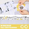 LunaLulinlk Hookless Shower Curtain with Snap in Liner - 3 of 4
