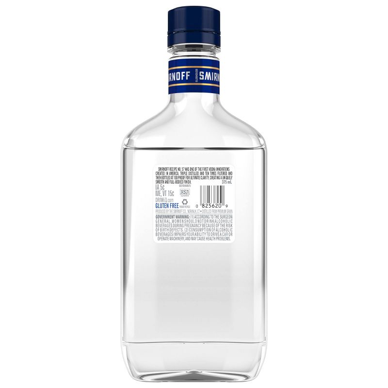Smirnoff 100P Vodka - 375ml Bottle, 2 of 9