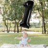 KatchOn, Black 1 Balloon Number - Big, 40 Inch | 1st Birthday Decor - 2 of 4