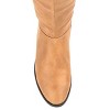 Journee Collection Womens Lelanni Stacked Heel Knee High Boots - 4 of 4