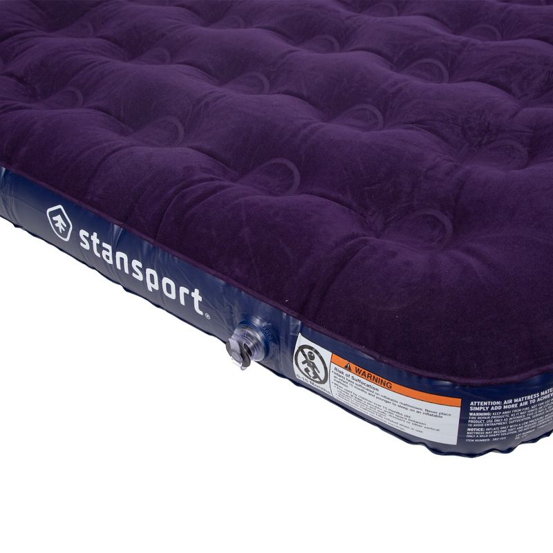 Stansport Deluxe Inflatable Air Bed Mattress Full Size, 4 of 7