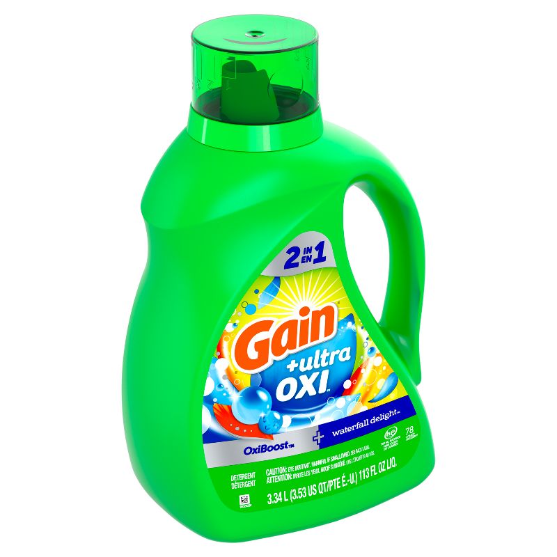 Gain Liquid Oxi Waterfall Laundry Detergent, 3 of 10