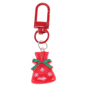 Unique Bargains Christmas Keychain Lobster Clasp Alloy Resin 2.56"x0.7" 1 Pc - 1 of 3