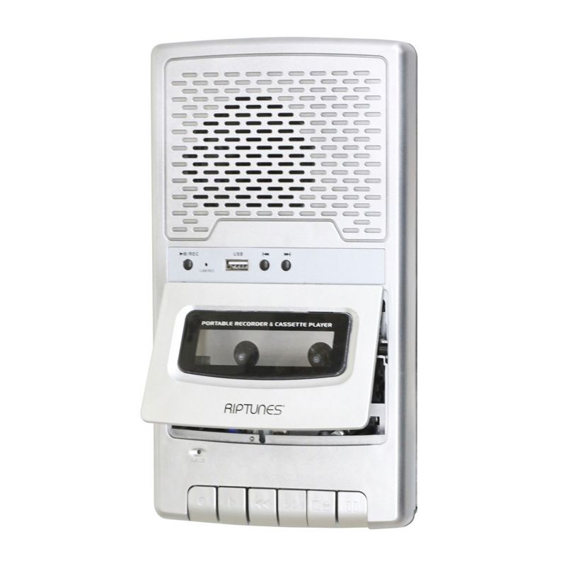 Riptunes Cassette Player and Recorder, USB Playback, Converts Cassette to USB, 3 of 4