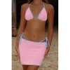 Moda Minx Contrast Cove 'Baby Pink & Powder Blue' Scrunch Micro Skirt - 3 of 4