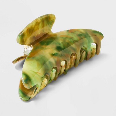 Acrylic Claw Hair Clip - A New Day™ Green : Target