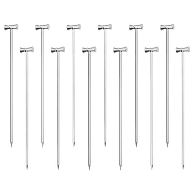Unique Bargains Stainless Steel Reusable Drink Appetizer Cocktail Picks 4.1"