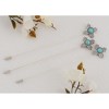 Anna-Kaci Women's Vintage Style Hat Pins with Faux Pearls, Turquoise Inlay, and Mixed Designs - 4 of 4