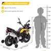 12V BMW Kids Motorcycle Ride-On Toy, Licensed with Dual Motor, Spring Suspension, High/Low Speed, Music, LED Lights - 2 of 4