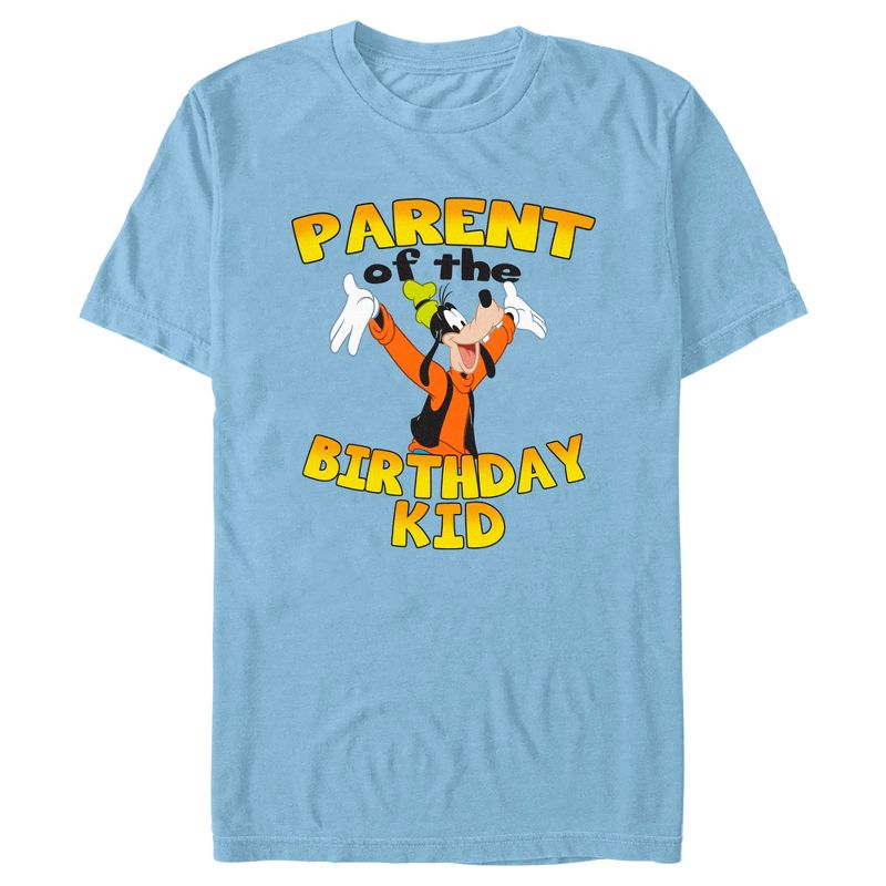Men's Mickey & Friends Goofy Parent of the Birthday Kid T-Shirt, 1 of 5