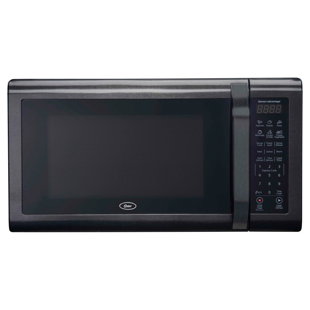 Oster 1.4 Black Stainless Microwave Oven