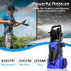 SUGIFT 2200W Electric Pressure Washer, 3500 PSI, 2.4 GPM, 5 Quick-Connect Nozzles, Detergent Selection Dial, Portable with Wheels and Hose Reel - 2 of 4