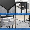 54 Inch Reversible L Shaped Desk, Corner Computer Desk, Monitor Stand, Power Outlets, LED Lights, for Home, Office, Bedroom - 2 of 4