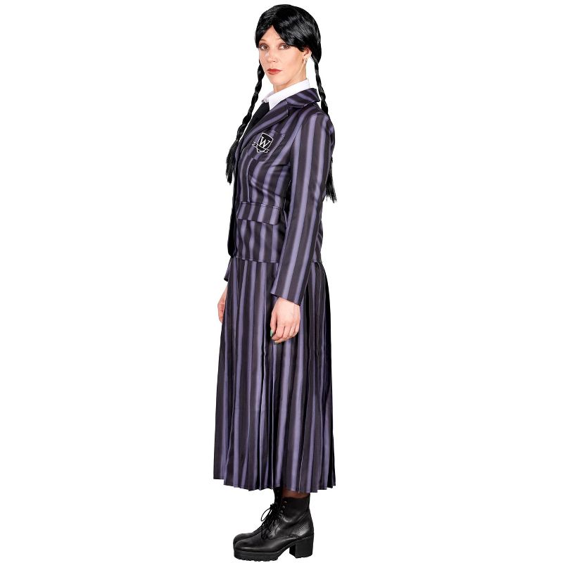 Orion Costumes Wednesday Inspired Gothic School Uniform Adult Costume, 2 of 4