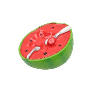 Unique Bargains Refrigerator Magnet Square Shape Blue Brown 1Pc - 1 of 3