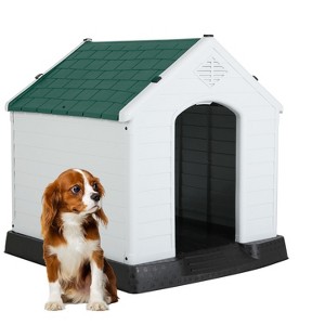 BestMassage Dog House Indoor & Outdoor Kennel with Weatherproof Puppy Shelter Pet Crate - 1 of 4
