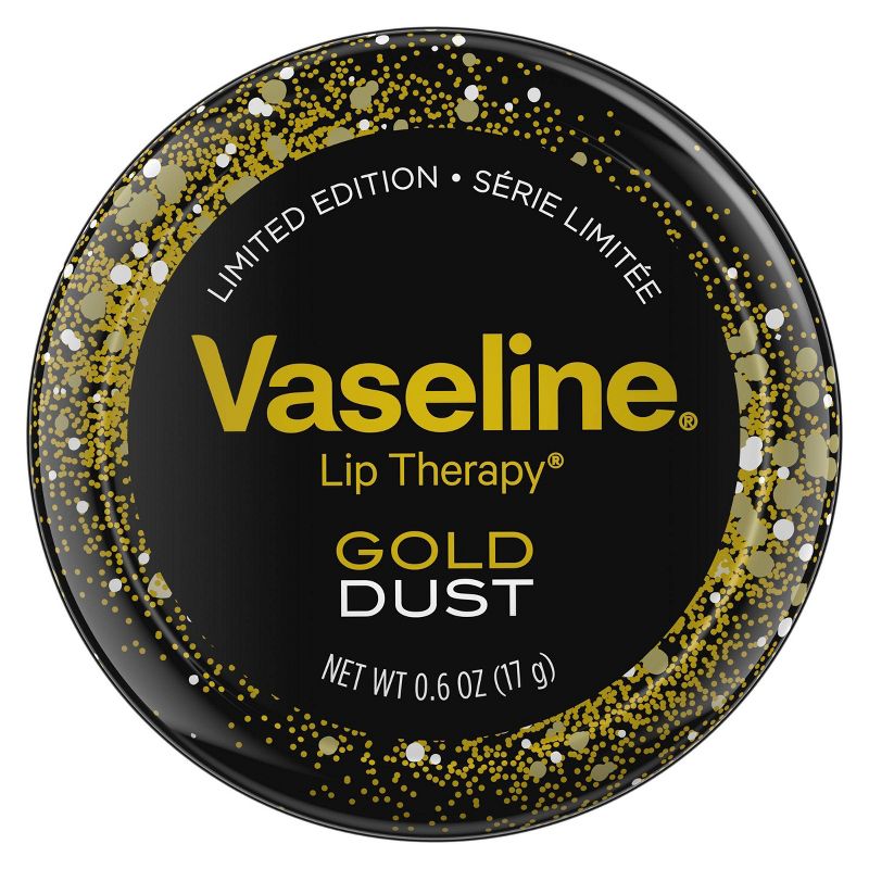 Vaseline Gold Dust Lip Tin Floral - 0.6oz, 3 of 7