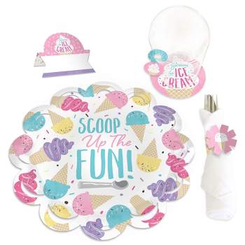 Big Dot Of Happiness Scoop Up The Fun - Ice Cream - Diy Sprinkles Party Ice  Cream Bar Signs - Snack Bar Decorations Kit - 50 Pieces : Target
