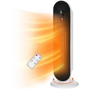 SKONYON 1500W 29" Space Heater with Thermostat and Remote - 1 of 4