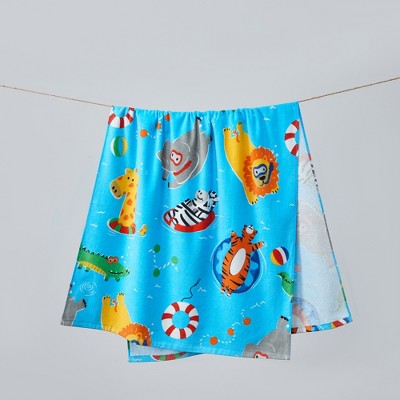 100% Cotton Printed Kids Beach Towel - Great Bay Home