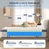 QingMoon Mattress, Medium Firm Hybrid Mattress in a Box, with Memory Foam and Individually Pocket Innerspring for Cooler Sleep and Pressure Relief - 2 of 4