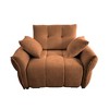 Dexmalle Single Seater Sofa With High-Resilience Support Cushions And Throw Pillows - 4 of 4