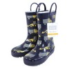 Hudson Baby Infant Boy Rain Boots, Navy Construction - 2 of 4