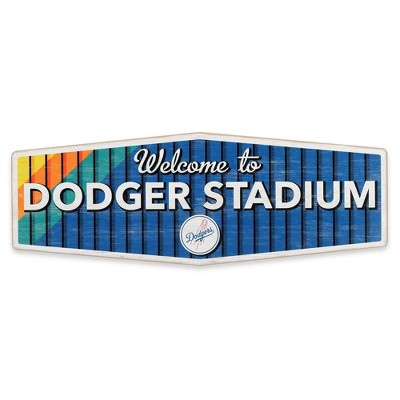 Los Angeles Dodgers Round Baseball Metal Sign