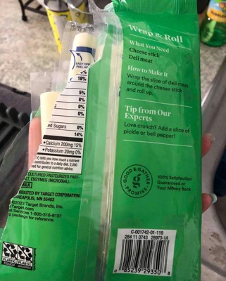 Low-moisture Part-skim Mozzarella String Cheese - 12oz/12ct - Good ...