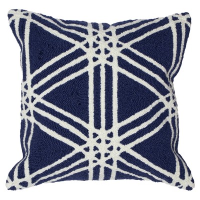 Liora Manne Frontporch Geometric Indoor/Outdoor Pillow..