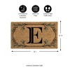 28" x 16" Monogram Coir Mat, Letter  "E" - 2 of 4