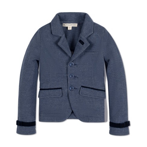 Hope & Henry Men's Fleece Blazer With Elbow Patches : Target