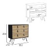 CAVINAS 3 Drawer Dresser for Bedroom,Dressers & Chest of Drawers with Wooden Legs for Living Room,Office,Entryway - 3 of 4