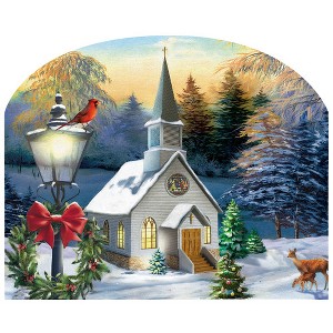 Briarwood Lane Winter Christmas Art Sign 8.25x10.25 Come All Ye Faithful For Christmas Art Sign - 1 of 4