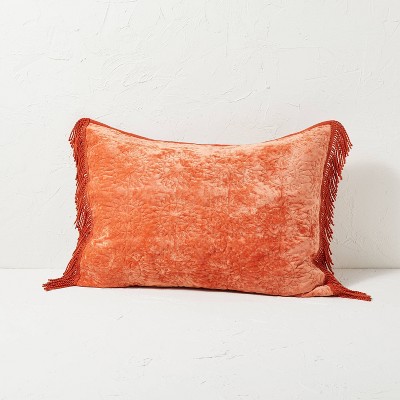 Standard Sun Stitched Vintage Velvet Quilt Sham Coral - Opalhouse™ designed with Jungalow™