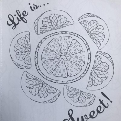 Simply Satisfying Large Print Coloring Book: Bold and Easy illustrations of  Flowers, mandalas, Foods, Birds, Desserts, still life and many more!