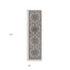 Ivory Taupe And Gray Medallion Area Rug - 3 of 4