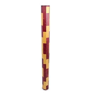 A-Tempo Percussion Violet Pattern Artisan Hardwood Rainstick - 1 of 2