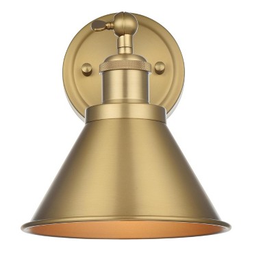Elegant Lighting Vaman 7 inch Wall Sconce in Satin Gold