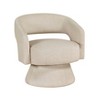 CAVINAS Modern Swivel Accent Chair Velvet Upholstery Reading Chair Comfy Chair Armchair Lounge Chair for Living Room, Bedroom - 2 of 4
