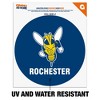 University of Rochester Primary Logo Automotive Car Window Locker Circle Bumper Sticker - 2 of 4