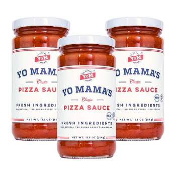 Gourmet Keto Gift Set and Care Package by Yo Mama'sa Foods | Includes (1)  Marinara Sauce (1) Tomato Basil and | (1) Roasted Garlic | Low-Sugar, Carb