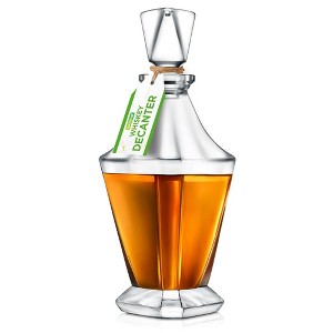 NutriChef Whiskey Decanter - 850ml Crystal Glass Liquor Decanter for Brandy, Whisky, Vodka, and More (NCGD1X29) - 1 of 4