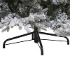8ft. Flocked Fir Artificial Christmas Tree with 800 Warm White Lights and 4892 Branches – Elegant Snowy Holiday X-Mas Tree - 4 of 4